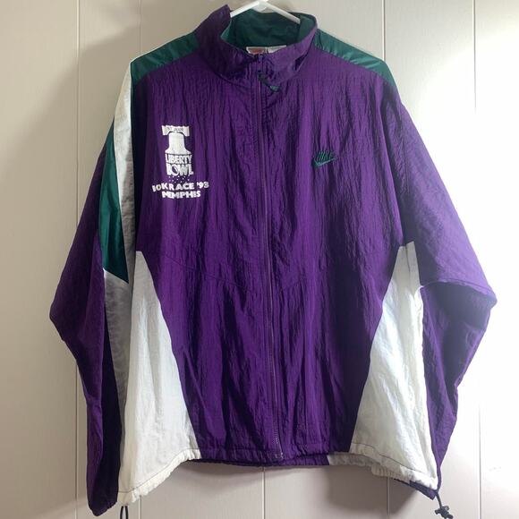 vintage 1993 NIKE MEMPHIS ST JUDE CHILDRENS HOSPITAL 10K RACE windbreaker jacket - Picture 2 of 7